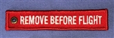 REMOVE BEFORE FLIGHT KEYRING (110mm)