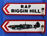 RAF BIGGIN HILL/SPITFIRE STATION KEYRING