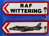 RAF WITTERING/HARRIER STATION KEYRING