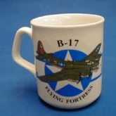 B-17 (WITH STAR) WHITE COFFEE MUG