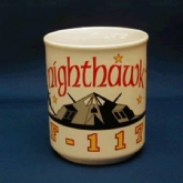 F-117 NIGHTHAWK WHITE COFFEE MUG