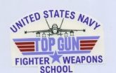 TOP GUN - USN FIGHTER WEAPON SCHOOL WHITE COFFEE MUG