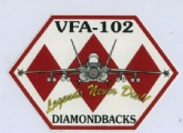 VFA-102 DIAMONDBACKS WHITE COFFEE MUG