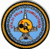 VFA-31 FELIX TOMCATTERS WHITE COFFEE MUG