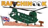 RAF CHINOOK WHITE COFFEE MUG