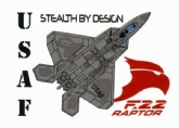 F22 RAPTOR USAF WHITE COFFEE MUG