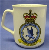 201 SQN CREST WHITE COFFEE MUG