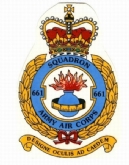 661 SQN AAC CREST WHITE COFFEE MUG