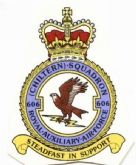 606 SQN RAUXAF OFFICIAL CREST COFFEE MUG