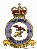 29 SQN CREST WHITE COFFEE MUG