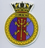 COMUKCSG CREST WHITE COFFEE MUG