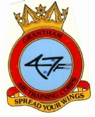47(F) ATC SQN CREST WHITE COFFEE MUG