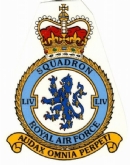54 SQN CREST WHITE COFFEE MUG