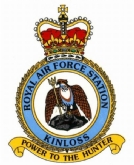 RAF KINLOSS CREST WHITE COFFEE MUG
