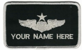 USAF SENIOR PILOT - 1 LINE NAME BADGE