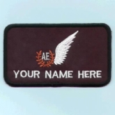AE BREVET NAME BADGE 
