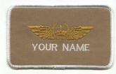 KUWAIT PILOT NAME BADGE