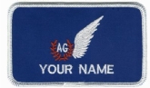 RAF AIR GUNNER WING NAME BADGE