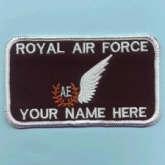 RAF AIR ELECTRONICS NAME BADGE