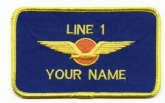 DUTCH PILOT NAME BADGE