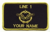 FRENCH AIRFORCE PILOT NAME BADGE