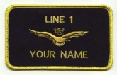 ITALIAN PILOT NAME BADGE