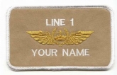 KUWAIT PILOT NAME BADGE