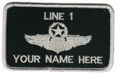 USAF COMM PILOT NAME BADGE