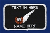 AIRBORNE SPECIALIST 2 LINE NAME BADGE