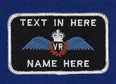 RESERVE PILOT (AIR EXPERIENCE) VR  2 LINE NAME BADGE