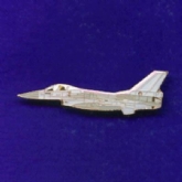 F-16 DUTCH SIDE VIEW PIN BADGE