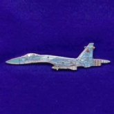 SU-27 FLANKER - SIDE VIEW PIN BADGE