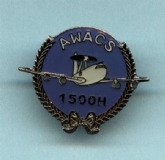 AWACS 1500 HRS PIN BADGE