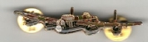 LANCASTER 3/4 TURN PIN BADGE