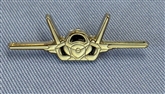 F35 LIGHTNING II HEAD ON PIN BADGE