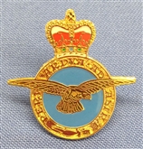 RAF CREST PIN BADGE