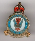 BOMBER COMMAND CREST PIN BADGE