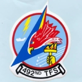 492 TFS USAF STICKER