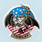 F-14 TOMCAT A+ STICKER