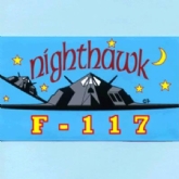 F-117 NIGHTHAWK STICKER