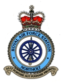 RAF NORTHOLT CREST STICKER