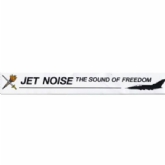 JET NOISE THE SOUND OF FREEDOM 65 SQN/229OCU  BUMPER STICKER
