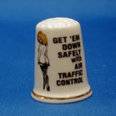 GET 'EM DOWN SAFELY WITH AIR TRAFFIC CONTROL THIMBLE