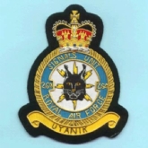 264 SIGNALS UNIT OFFICIAL CREST GOLD WIRE BADGE