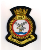 848 NAS CREST GOLD WIRE BADGE