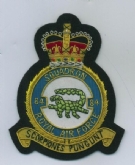 231 OCU OFFICAL CREST GOLD WIRE BADGE