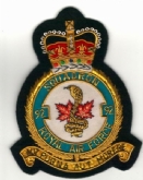 92 SQN CREST GOLD WIRE BADGE