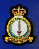 RAF LEEMING GOLD WIRE BADGE