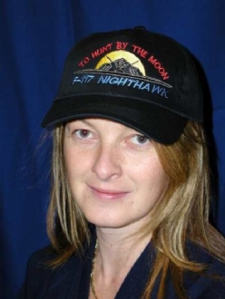 F-117 HUNT BY MOONLIGHT (DIRECT EMB) BASEBALL CAP