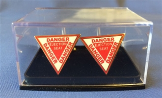 DANGER EJECTION SEAT CUFFLINKS